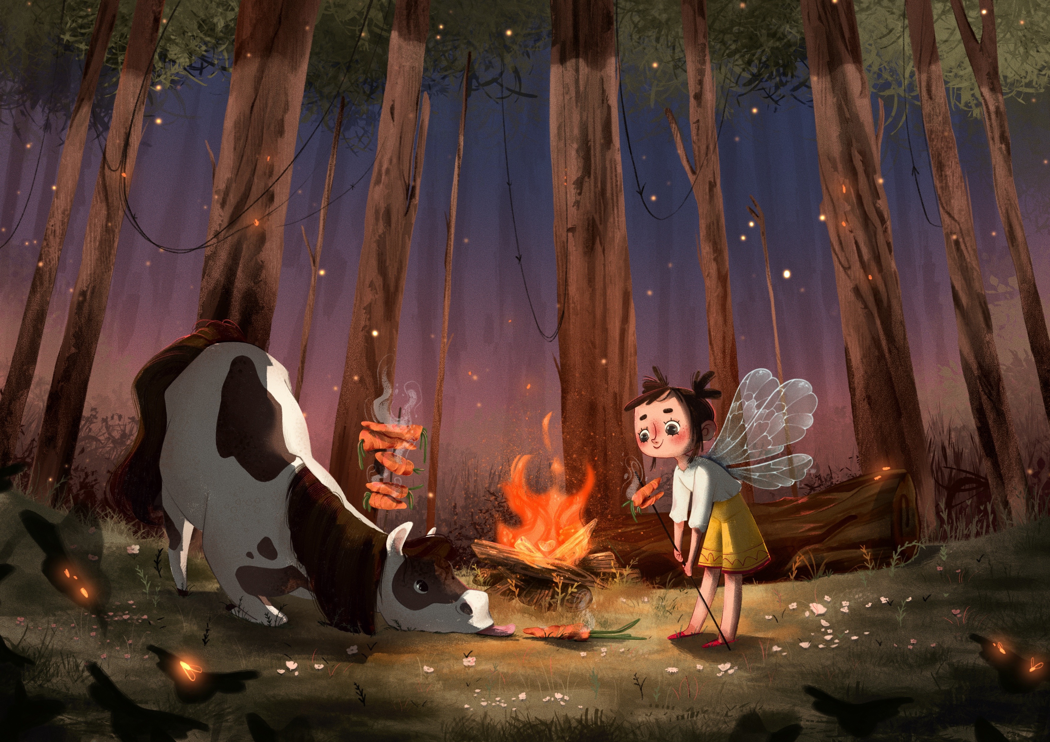Vivid character illustration by El Miedo